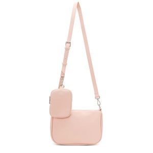 COLAB Vegan Leather Crossbody Bag With Pouch